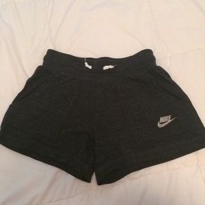 Black nike running shorts